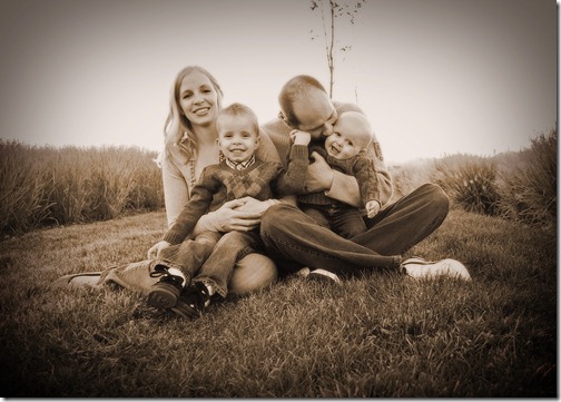 Snuggle fam sepia
