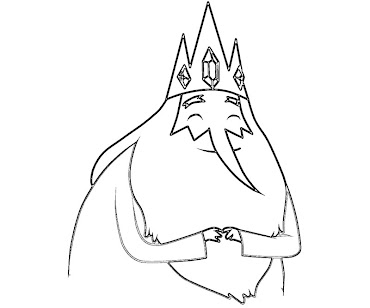 #5 Ice King Coloring Page