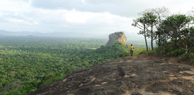 Admiring Sigriya from Pidurangala Rock, Srilanka