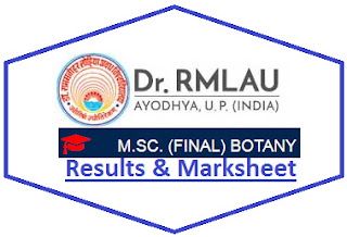 RMLAU M.Sc Botany Final Result 2023