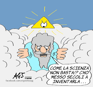 salvini, chiese aperte, messa di pasqua, la scienza non basta, vignetta, satira