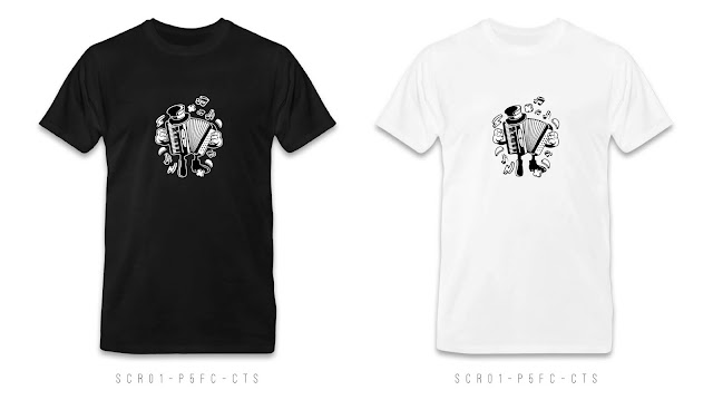 SCR01-P5FC-CTS Cartoon T Shirt Design, Custom T Shirt Printing