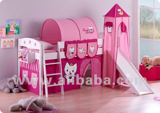 BUNK_BED_Childrens_bed_high_sleeper_bed_cabin_bed_Angel_cat_sugar_by_HELLO_KITTY_WORLD_NOVELTY_