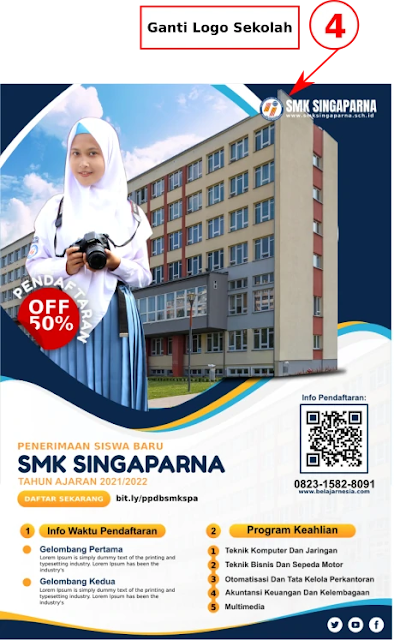 Download Brosur Penerimaan siswa baru SMK Gratis