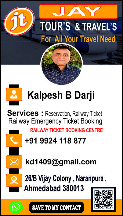 JAY TOUR’S  & TRAVEL’S - RAILWAY TICKET BOOKING CENTRE