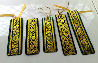 Saree border recycle bookmarks