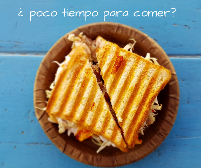 poco tiempo para comer