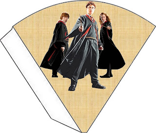Harry Potter Free Printable Cones. 