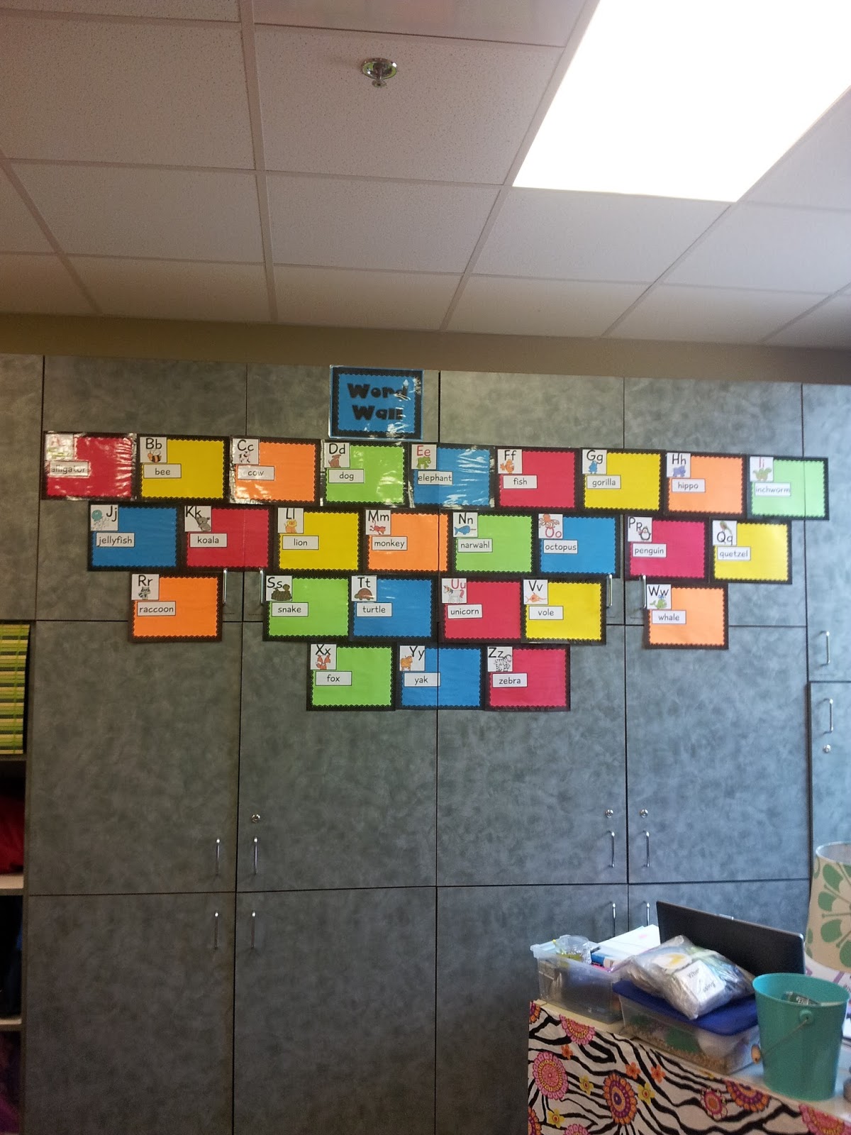 The Crazy Pre K Classroom  Word Wall  Reveal