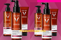 Logo Diventa uno dei 600 tester dei prodotti anticaduta per capelli Vichy Dercos