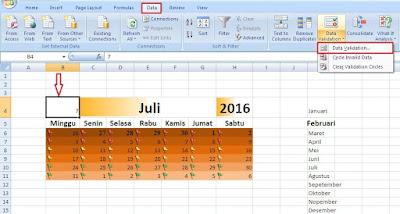 Cara Membuat Kalender Satu Tahun Penuh dengan Ms Excel