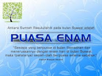 Hikmah Keutamaan Puasa 6 Hari Bulan Syawal