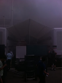 Big fire in Williams' garage