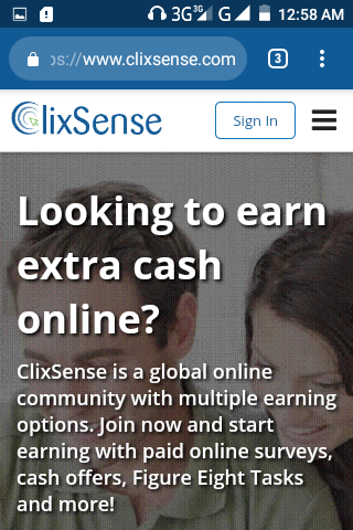 How to make clicksense money online