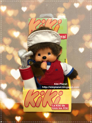 kiki le vrai neuf ancien vintage monchhichi monchichi sekiguchi golf golfeur tee green rare collection kivelin nostalgykiki planet