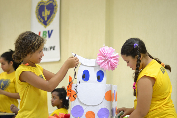 Cultura Brasileira é vivenciada por crianças e adolescentes da LBV em Pernambuco