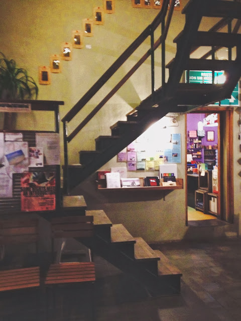 Staircase inside Cafe Viavia