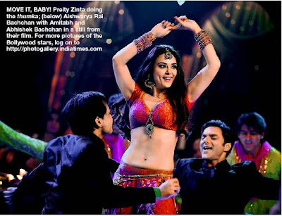 Preity zinta as an Item Girl in Main Aur Mrs Khanna