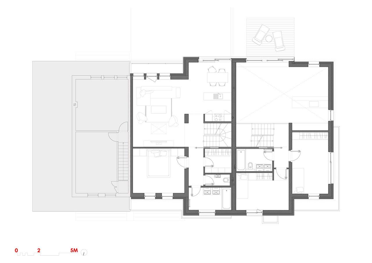 Extensión de una Casa en Praga - Martin Cenek Architecture