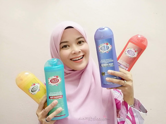 Rambut Kembali Lembut dan Kuat Selepas Guna Zen Garden Argan Oil Shampoo & Conditioner