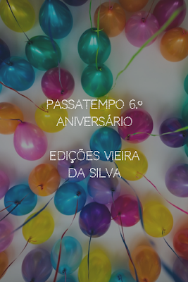 Passatempo 6.º Aniversário - Edições Vieira da Silva Ganha o livro Nunca desistirei de ti, de António Carlos Ferreira