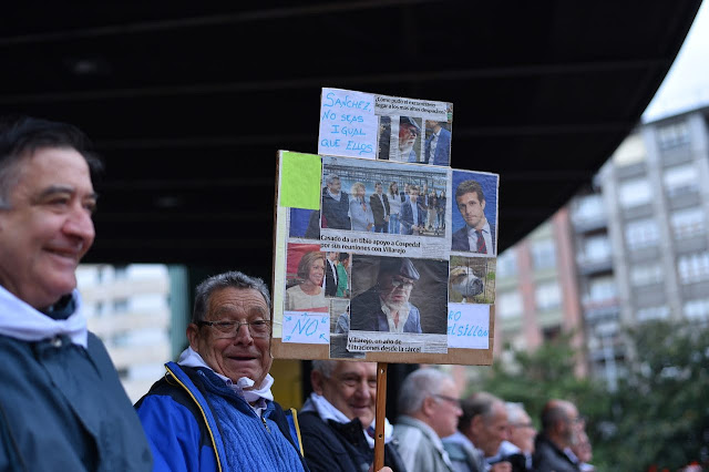 protesta de pensionistas en Barakaldo