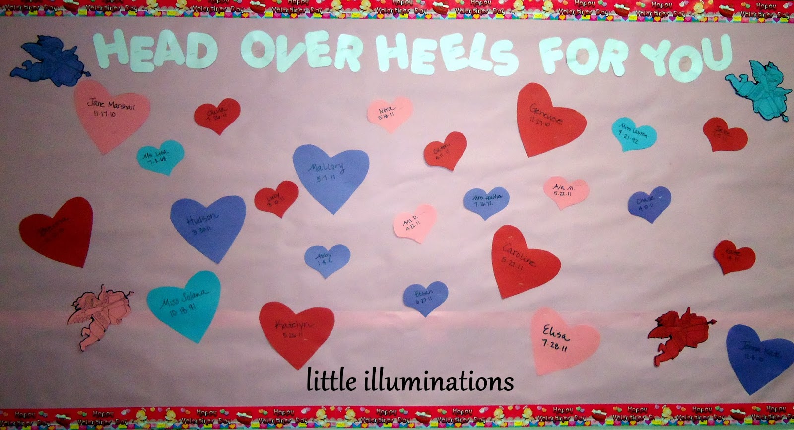 little illuminations: Valentine's Day Bulletin Boards 2014