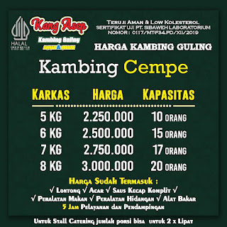 Harga Kambing Guling