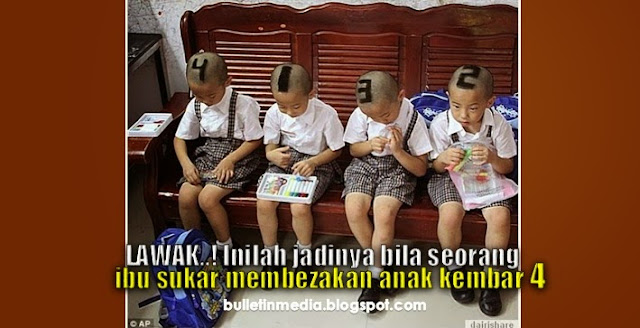 Lawak!! Inilah Jadinya Apabila Seorang Ibu Sukar Membezakan Anak Kembar 4.