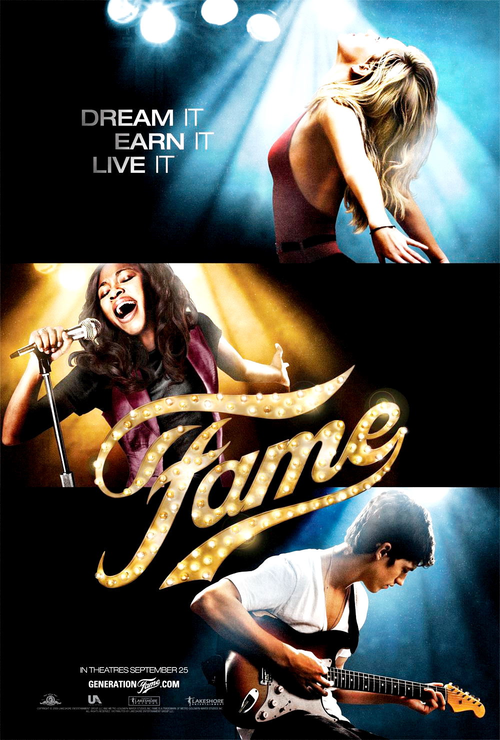 Fame printable movie Poster