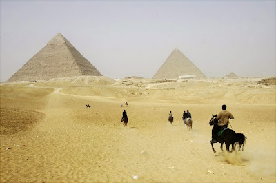 Ancient Pyramids in Giza
