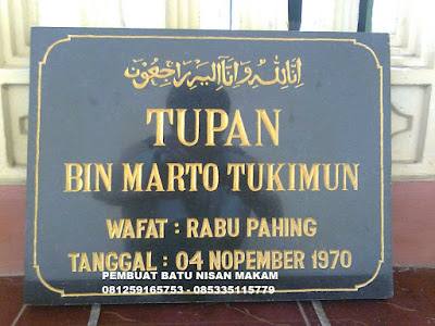 Bentuk batu  nisan  makam terbaru Contoh nisan  makam islam  