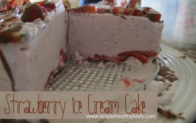 Strawberry Ice Cream Cake