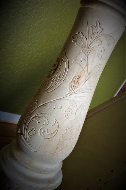 Cuthbertson Grand Tiara harp pillar bottom carving
