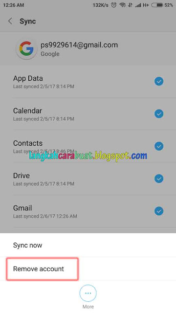 Cara Menghapus Akun Google Di Android