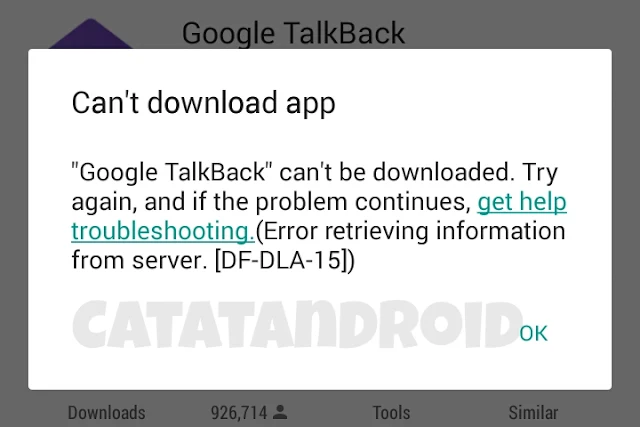 Bagaimana Cara Memperbaiki Fix Google Playstore Error DF-DLA-15 Tidak Bisa Download Aplikasi Maupun Game