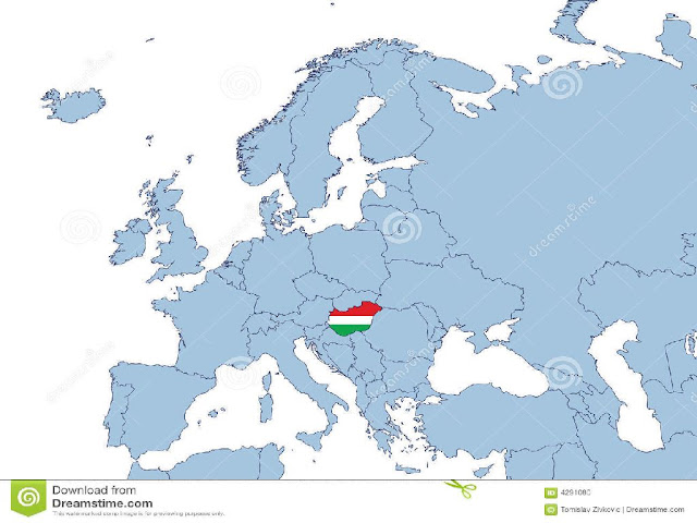 Map Of Hungary And Europe