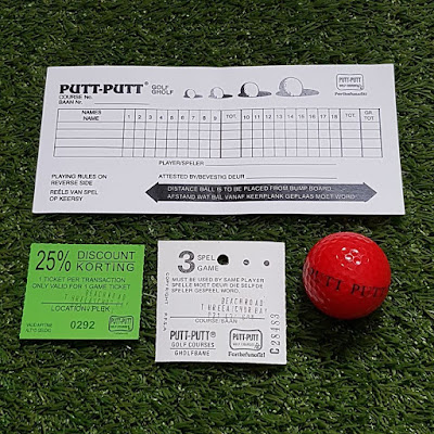 Ephemera from the Putt-Putt course at Moullie Point in South Africa