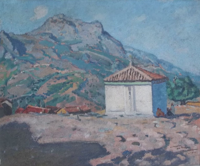 Paysage en Kabylie (Douar Abderahmane) 1940 - Frédéric Marius de Buzon