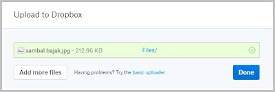 Cara menyimpan file di dropbox sama ibarat dikala kita menguploud file ke drive online Cara Menyimpan File di Dropbox | Uploud File Ke Dropbox