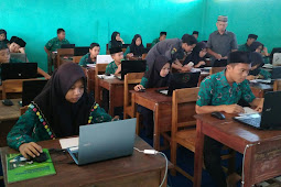 Gelar Simulasi UNBK,  MTs TTQ Cilacap Siap 100%