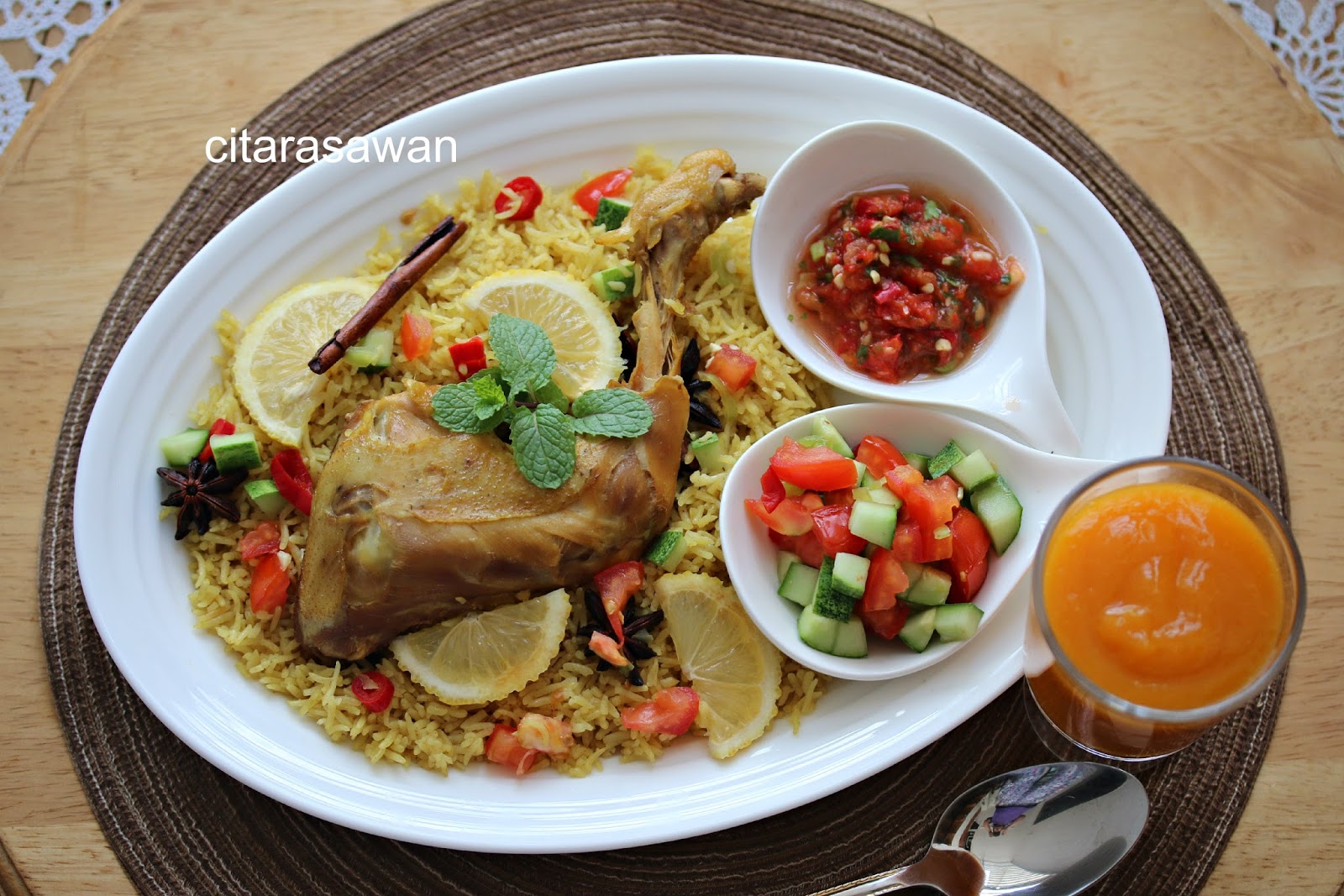 Nasi Arab Mandy / Mandy Chicken Rice ~ Resepi Terbaik