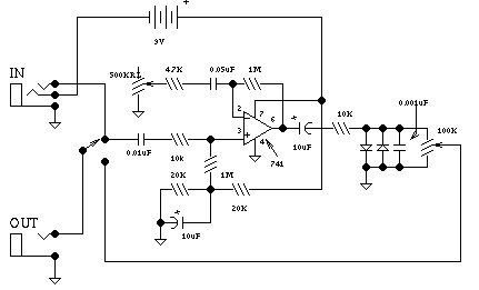 vintage  pedal guitar Schematics Distortion Pedal schematics Overdrive Guitar