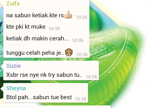 Testimonial Sabun Marine Essence Beaut