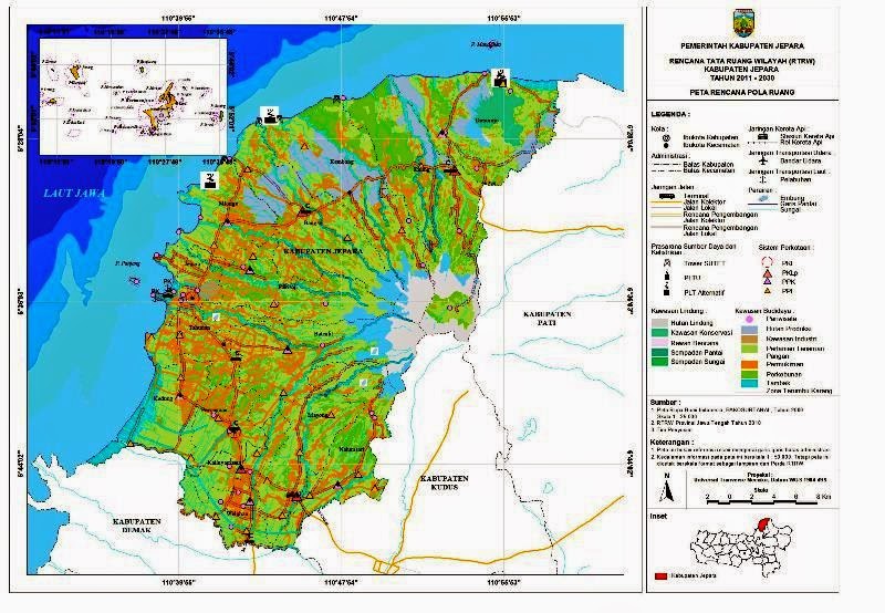 Rencana struktur ruang Kabupaten Jepara  INFO POLISI NEWS