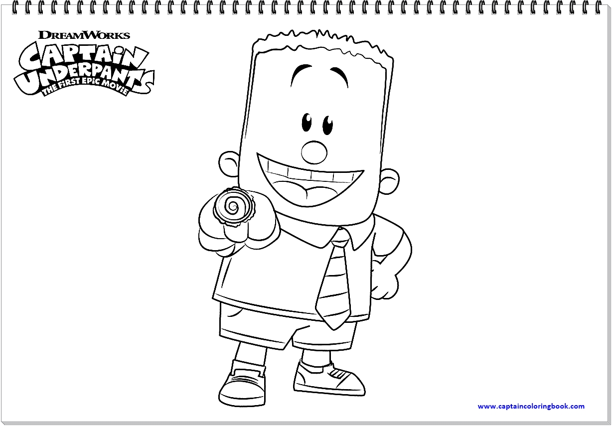 Coloring Book Pdf Captain Underpants Coloring Pages