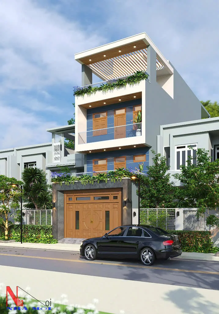 thiết kế nhà ống 3 tầng