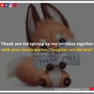 Thank you quotes for birthday wishes | Thank You Messages for Birthdays | Thank you messages for birthdays | Birthday thanks message