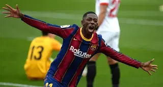 Barcelona players rating in Sevilla win with Dembele 8.5, Lenglet 7.5