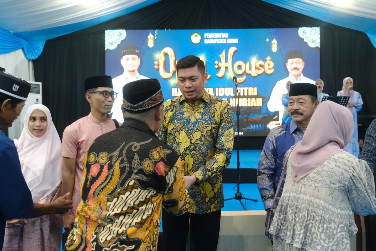 Open House Idul Fitri Pemkab Gowa Tingkatkan Silaturahmi Masyarakat dan Pemerintah